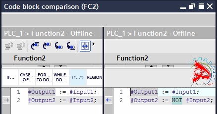 siemens - How do you compare two projects offline in the TIA Portal
