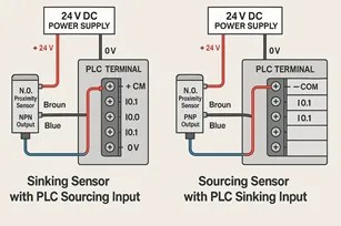 Sink and Source in PLC | Sourcing vs Sinking Explained with Examples