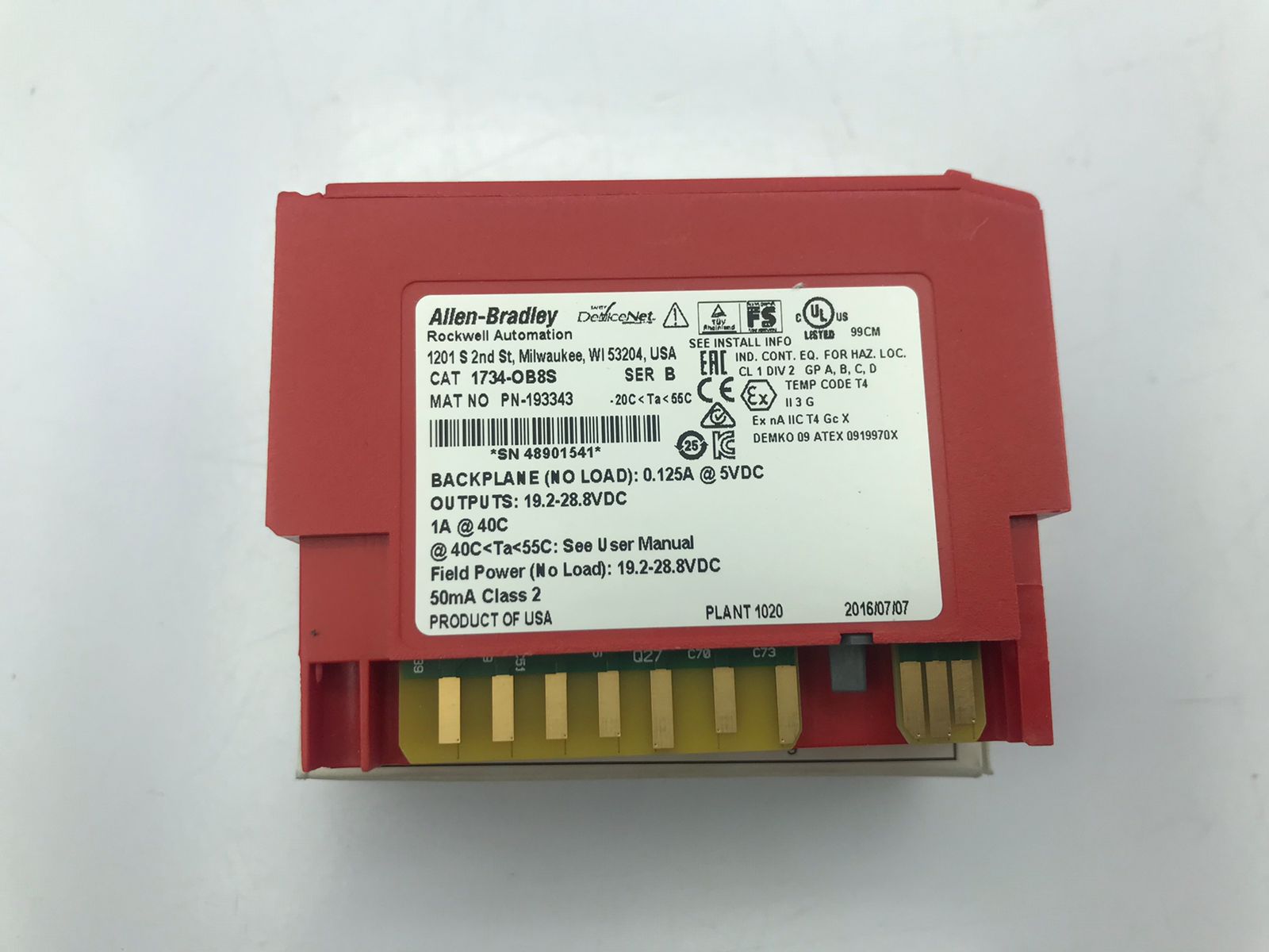 AB 1734OB8S 1734OB8S Point I/O ser.B / 8 Channel Safety Sourcing