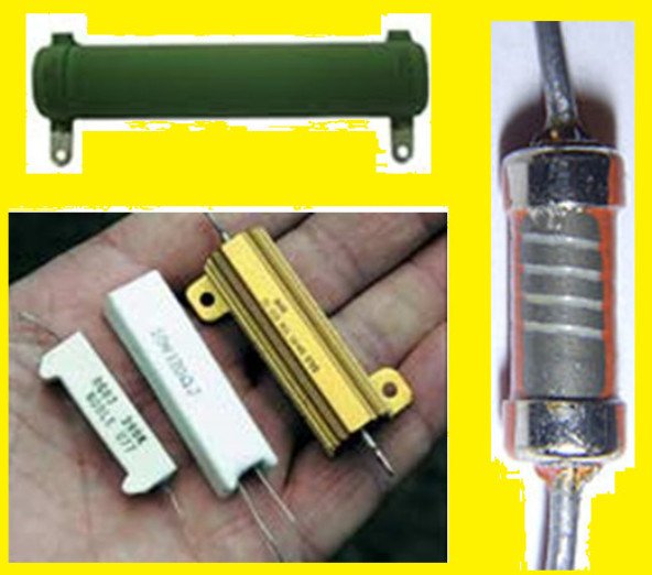 Definitions of a resistor, potentiometer, photoresistor, varistor and a