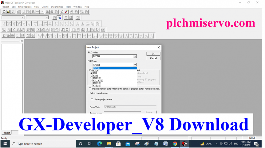 [Download] GX Developer Win10 Mitsubishi PLC Software
