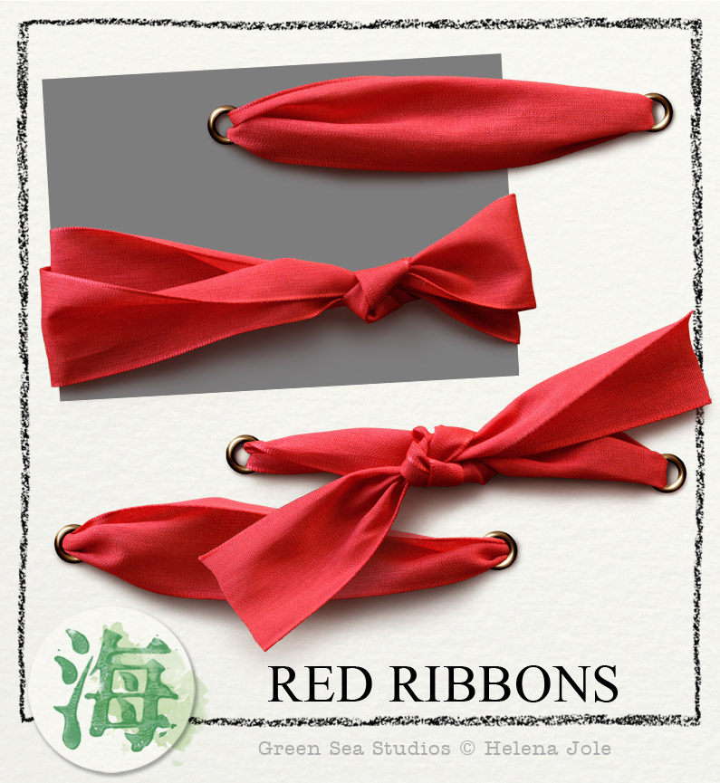 Red Ribbons Crafting Paper Crafting Scrapbooking