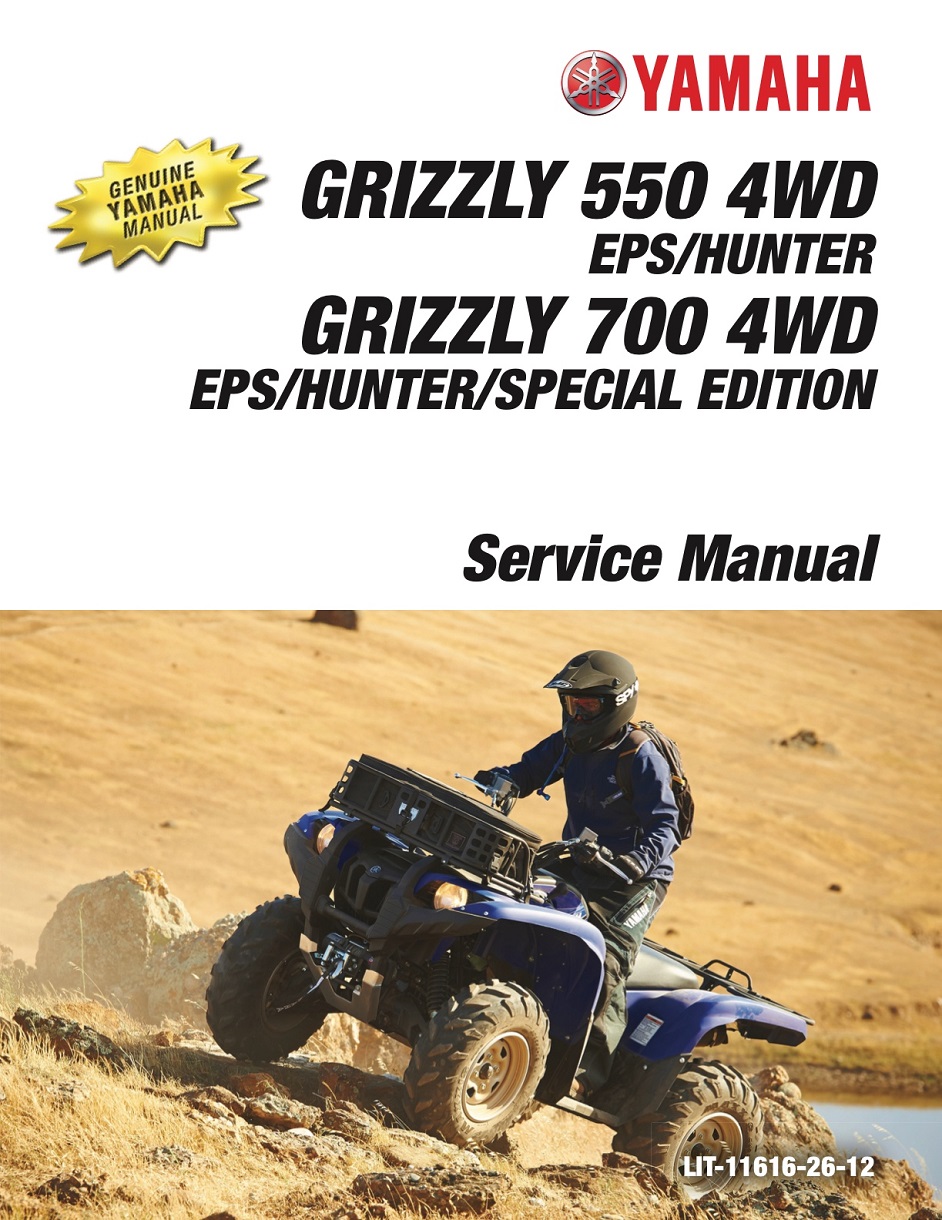 YAMAHA ATV GRIZZLY 550 GRIZZLY 700 & Repair