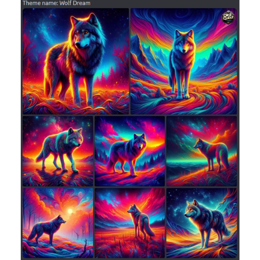 Wolf Dream Digital Art Collection Photos and Images Digital Art
