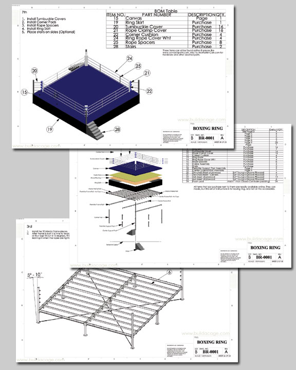 Boxing Ring Plans And Blueprints Pdf PDF Woodworking
