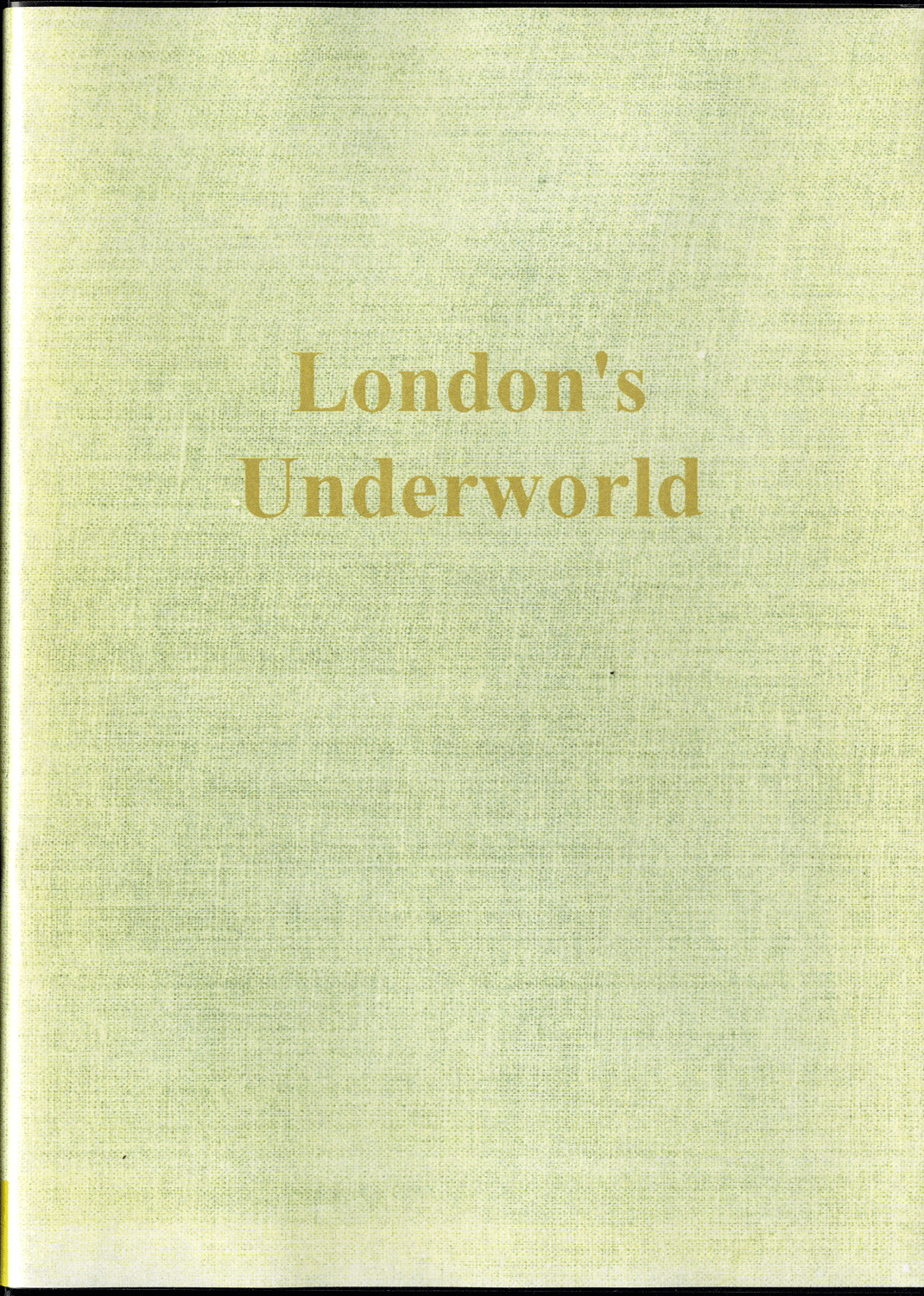London's Underworld eBooks Reference