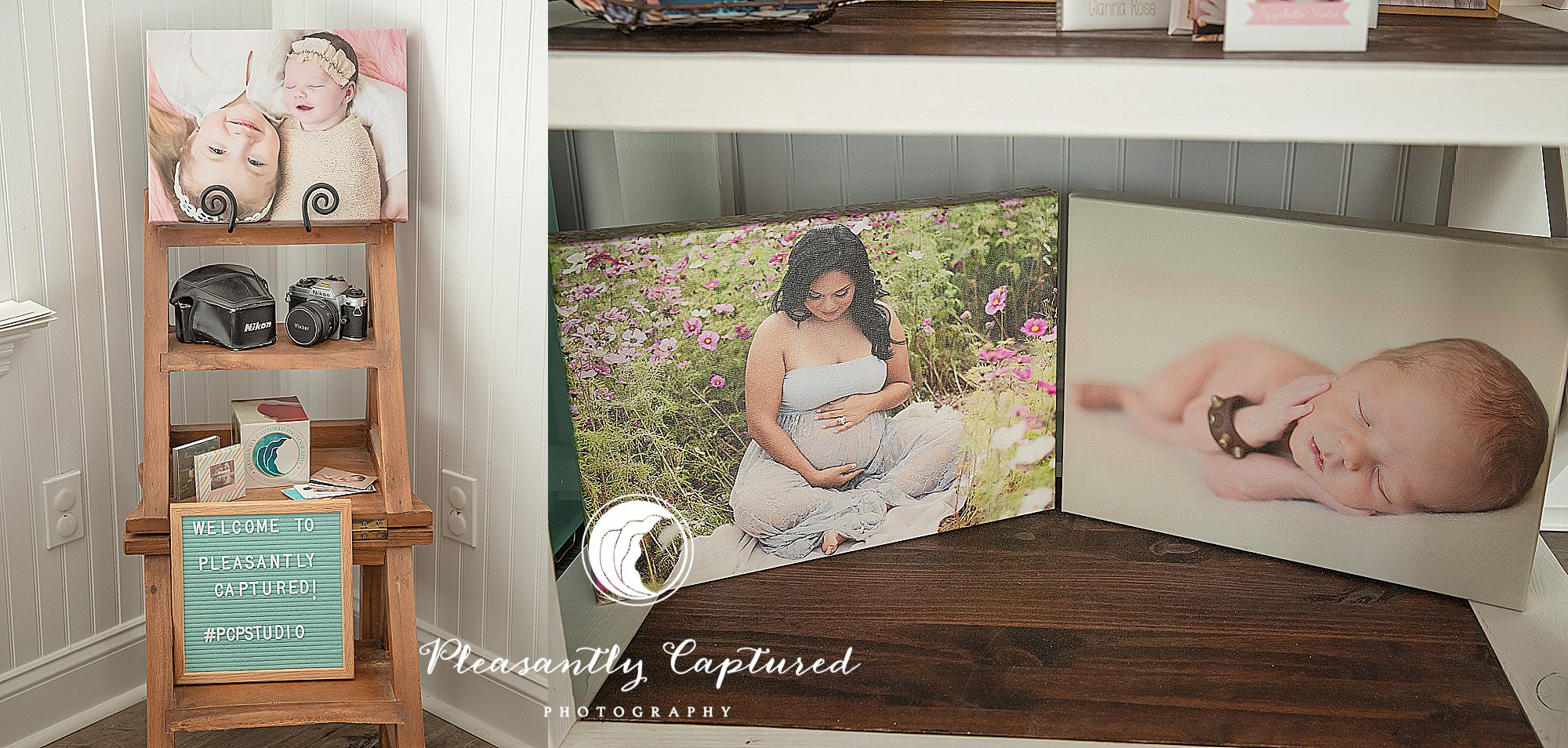 A look inside Pleasantly Captured Photography Studio JacksonvilleNC