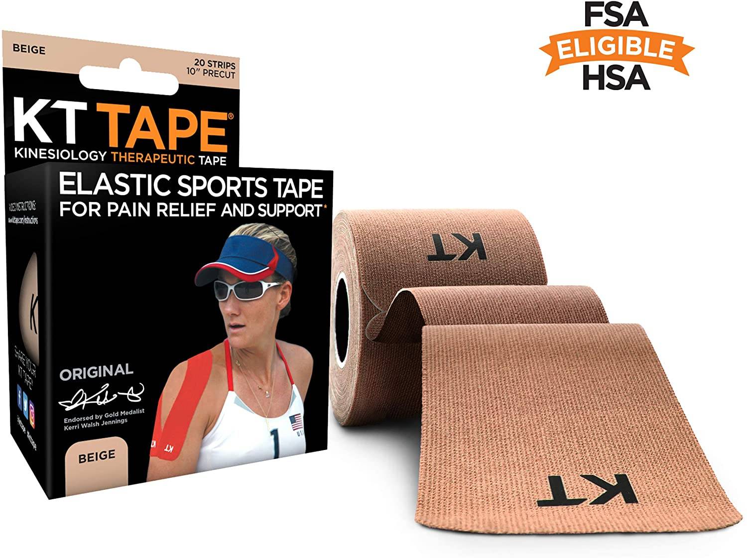 KT Tape Original Cotton Elastic Kinesiology Therapeutic Athletic Tape