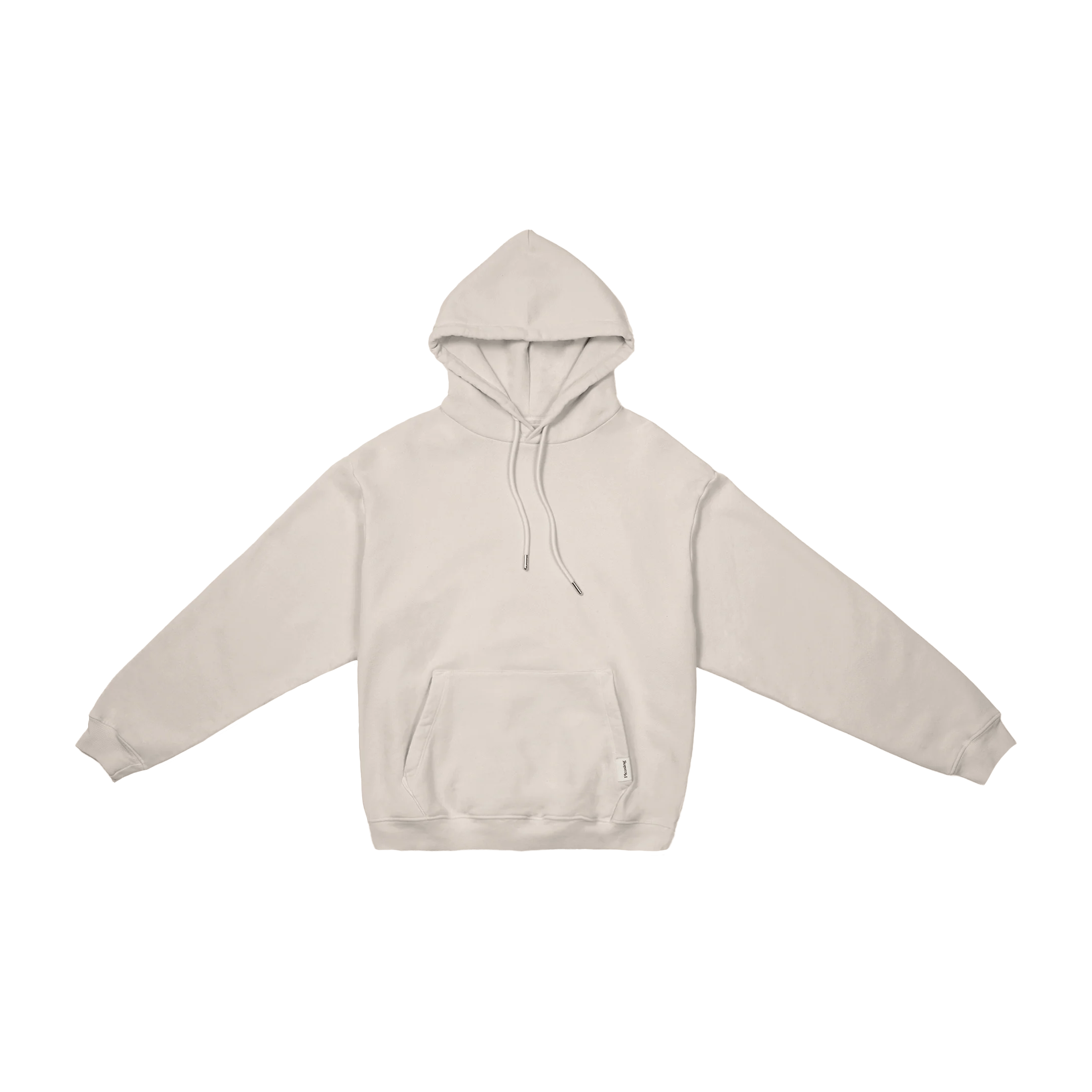 The Heavyweight Drawstring Hoodie in Cream Pleasing