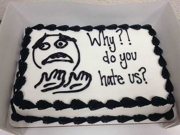 30 Funny Farewell Cakes Pleated Jeans