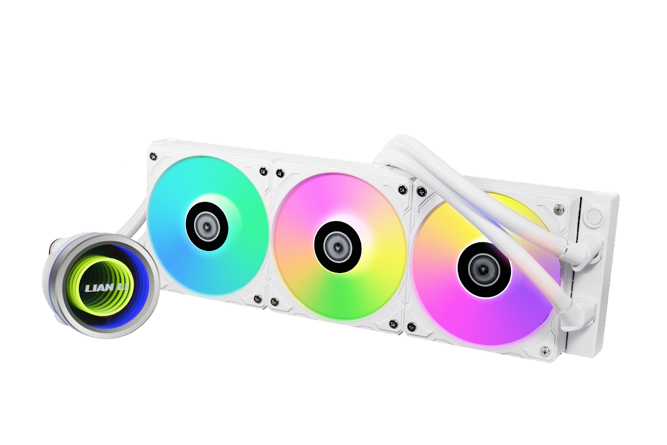 Lian Li Galahad II Trinity 360 RGB 360mm AIO Liquid CPU Cooler White