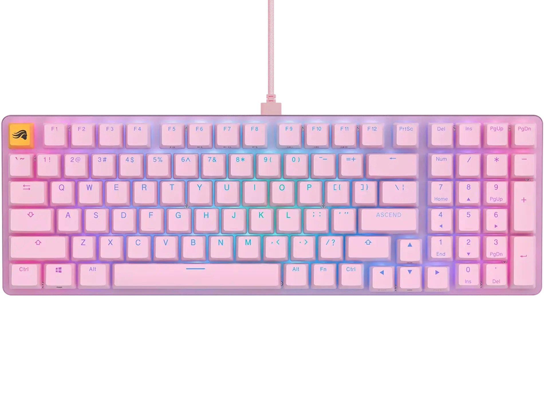 Glorious GMMK 2 96 Mechanical Keyboard Pink (Prebuilt) PLE Computers