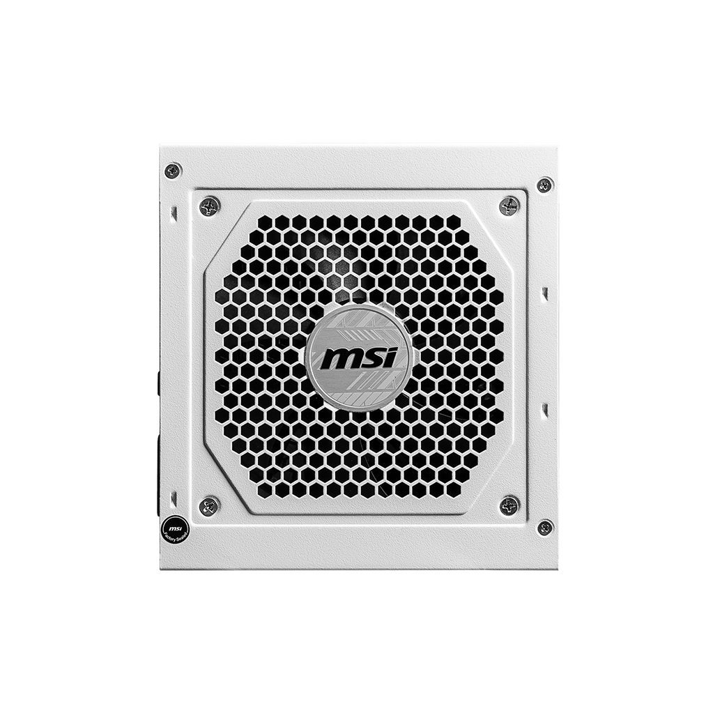 MSI MAG A850GL - 850W Gold PCIe 5.0 ATX Modular PSU (White) | PLE Computers