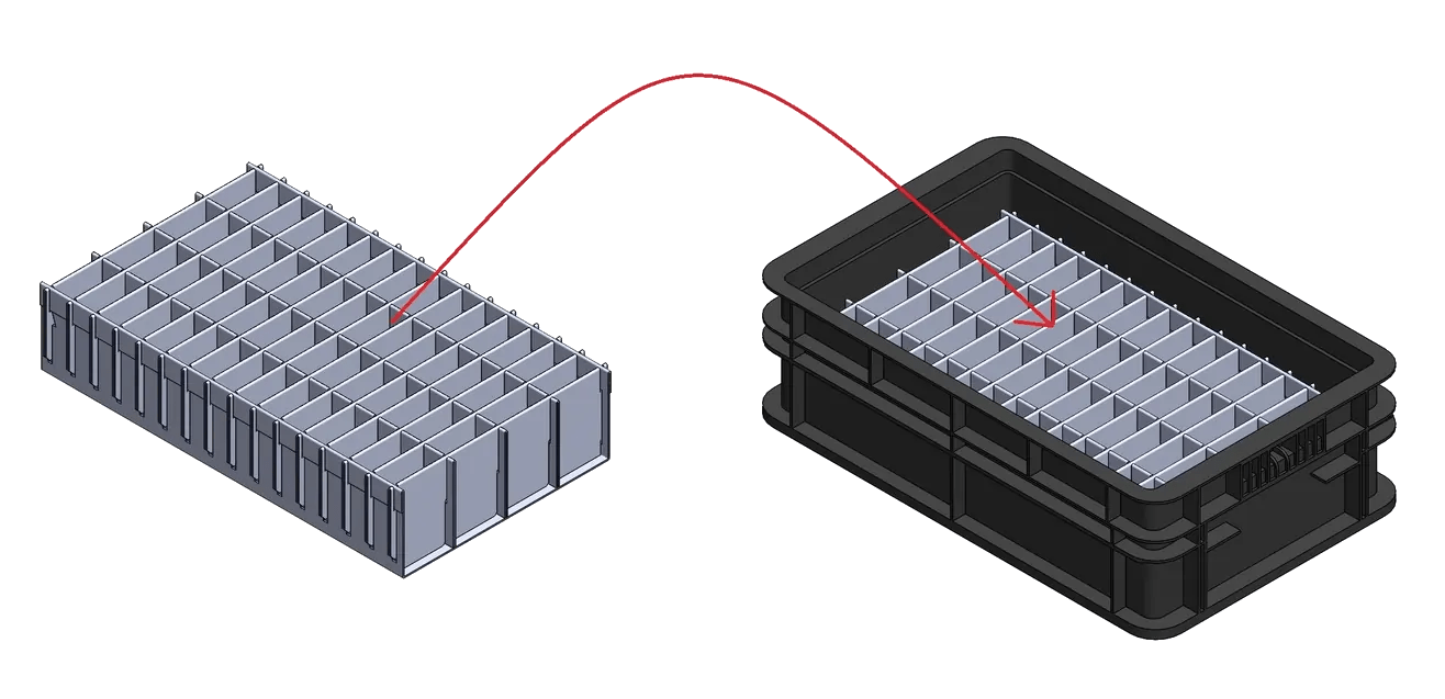 Custom Dunnage Returnable Packaging