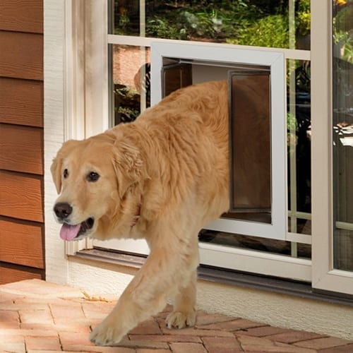 French Doors and Hinged Patio Doors French Door Dog Insert