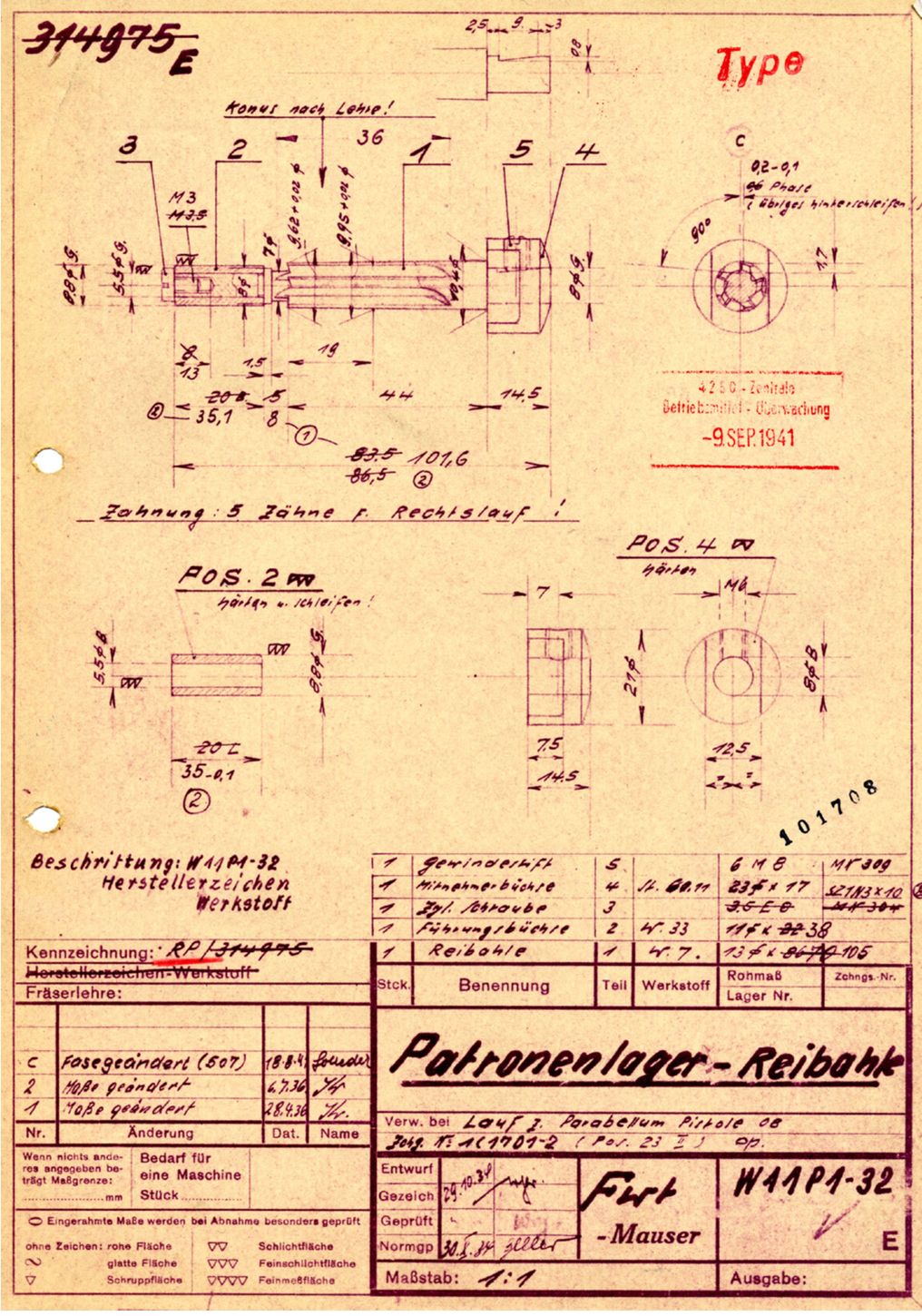Topic Original Luger drawings old guns and shooting