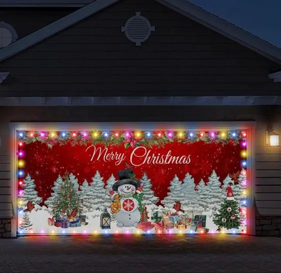 Transform Your Space with Christmas Lights Garage 2023 Door Decor