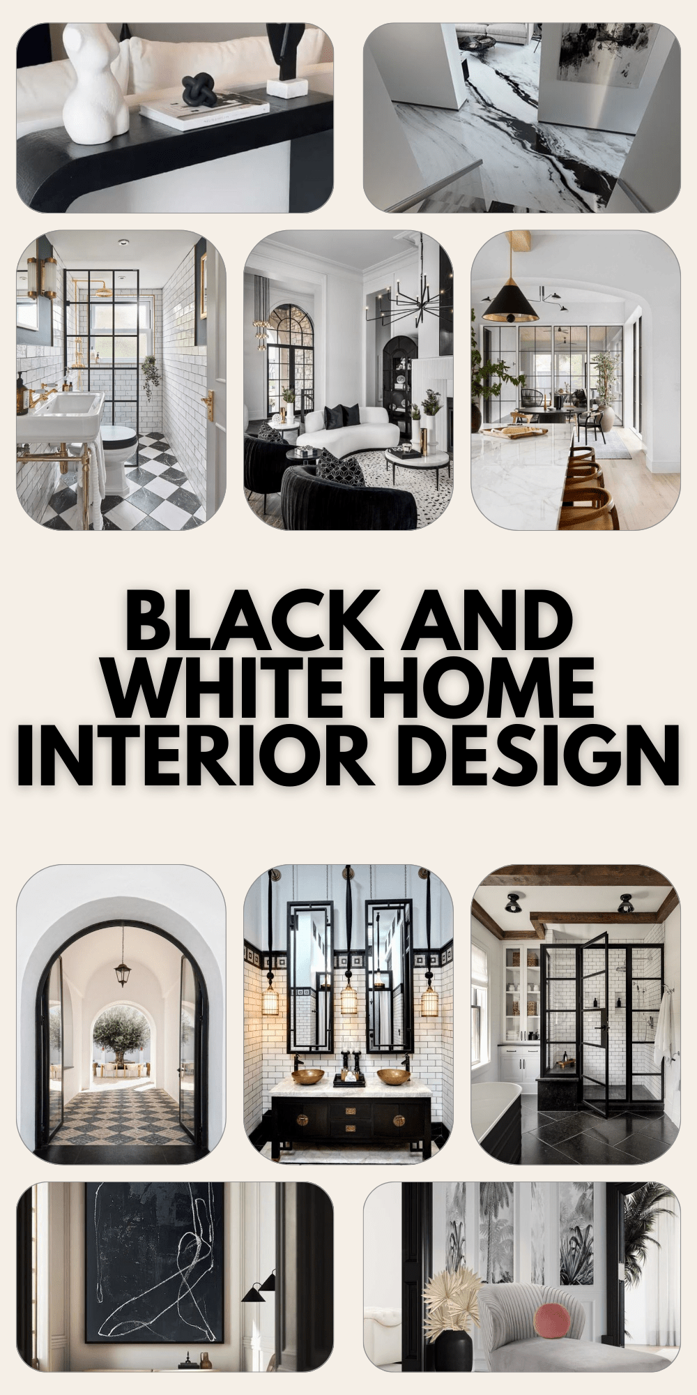 Explore Elegant Black & White Home Designs Modern, Nordic & Luxe Interiors