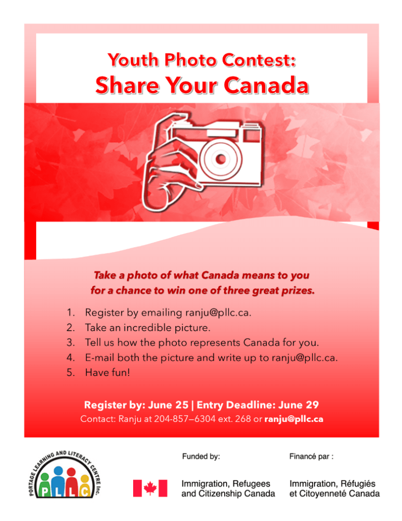 Youth Photo Contest Share Your Canada Portage Learning and Literacy