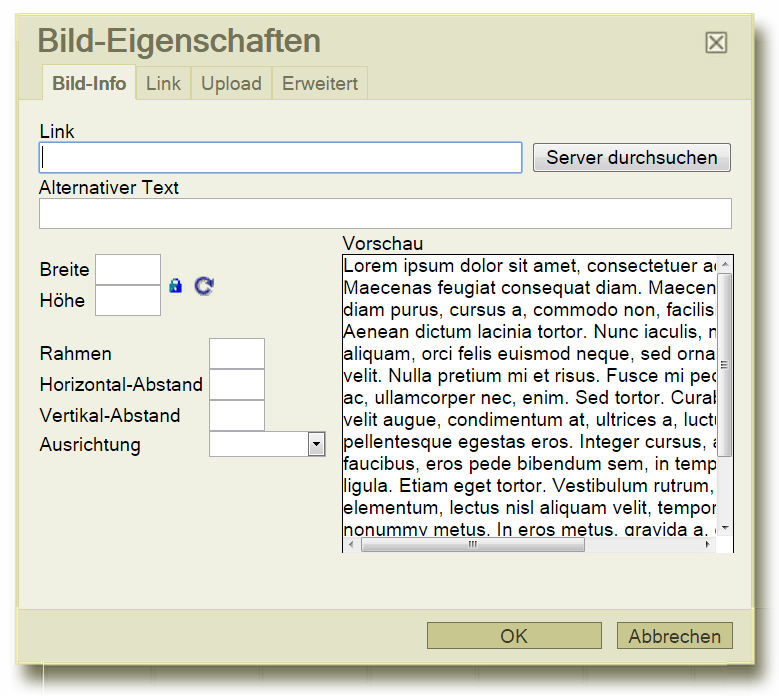 Der FCKeditor — Plone Benutzerhandbuch