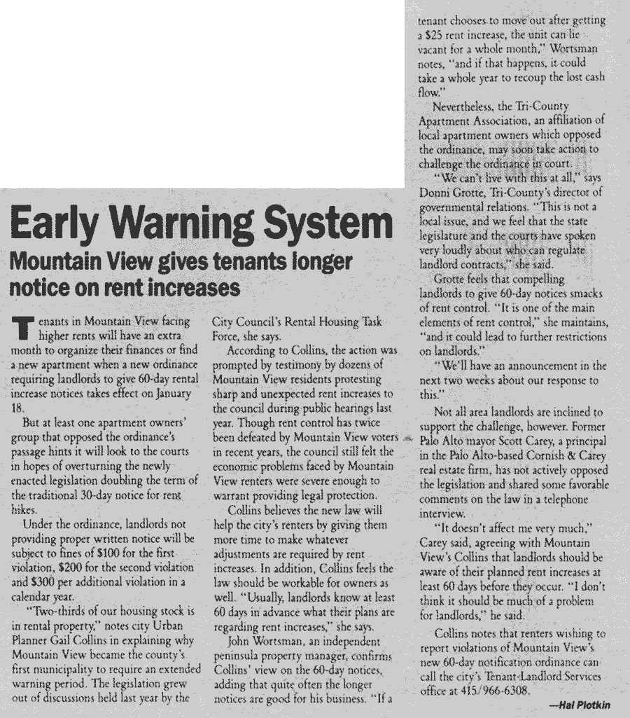 Early Warning System WHAT I REALLY WANT TO SAY