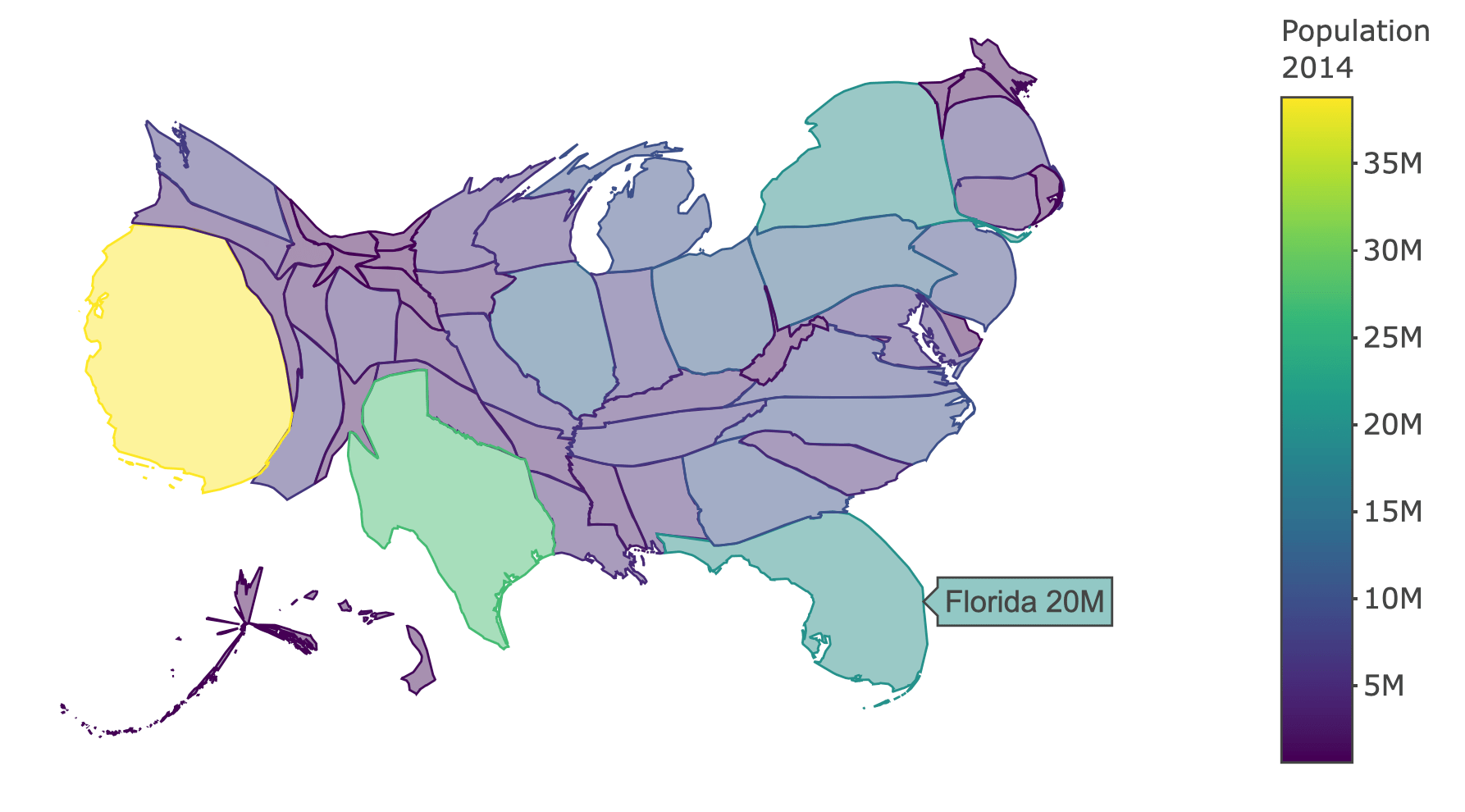 Cartogram Map Of North America 4 Maps Interactive webbased data visualization with R, plotly, and shiny