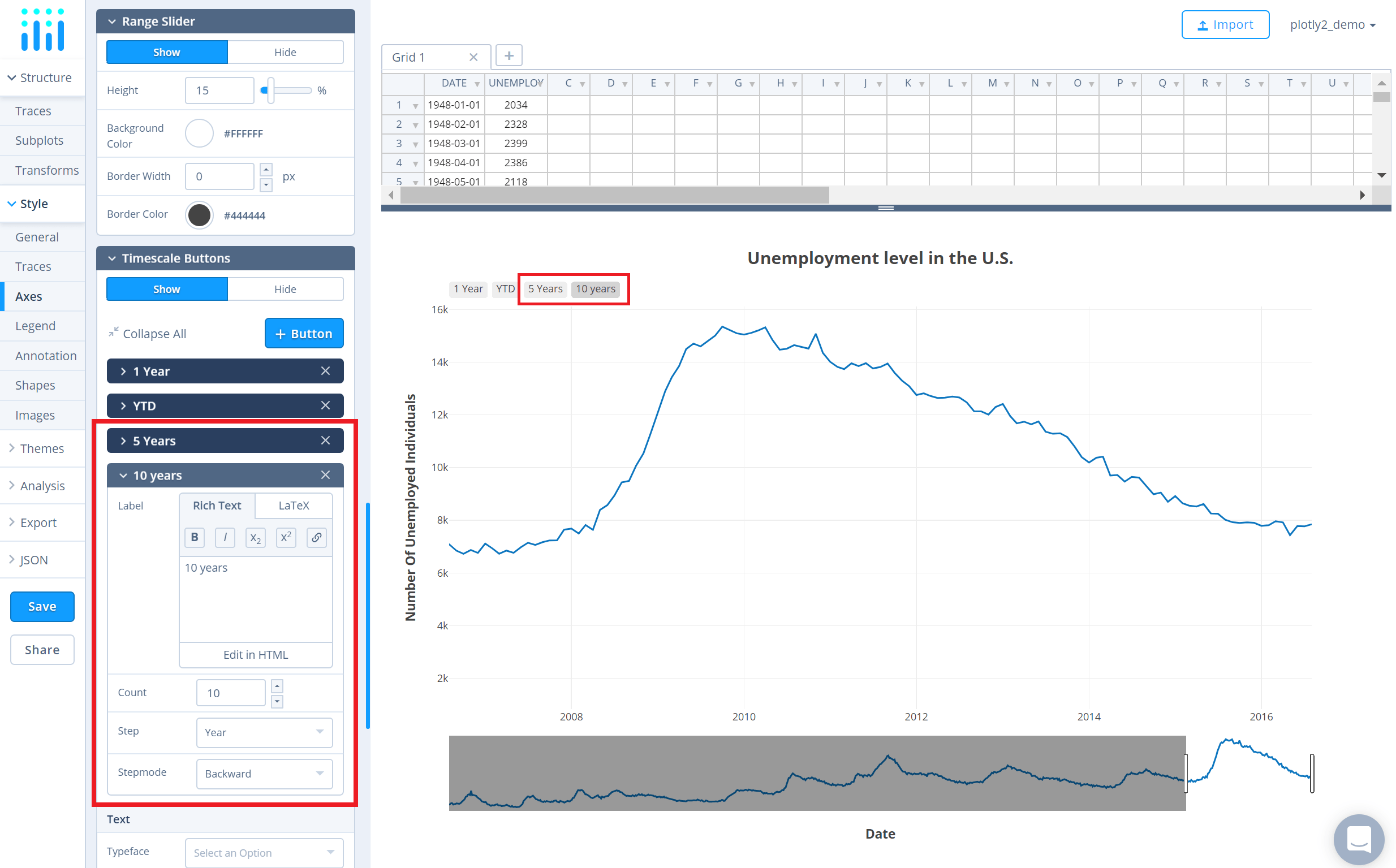 How to Add a Range Slider