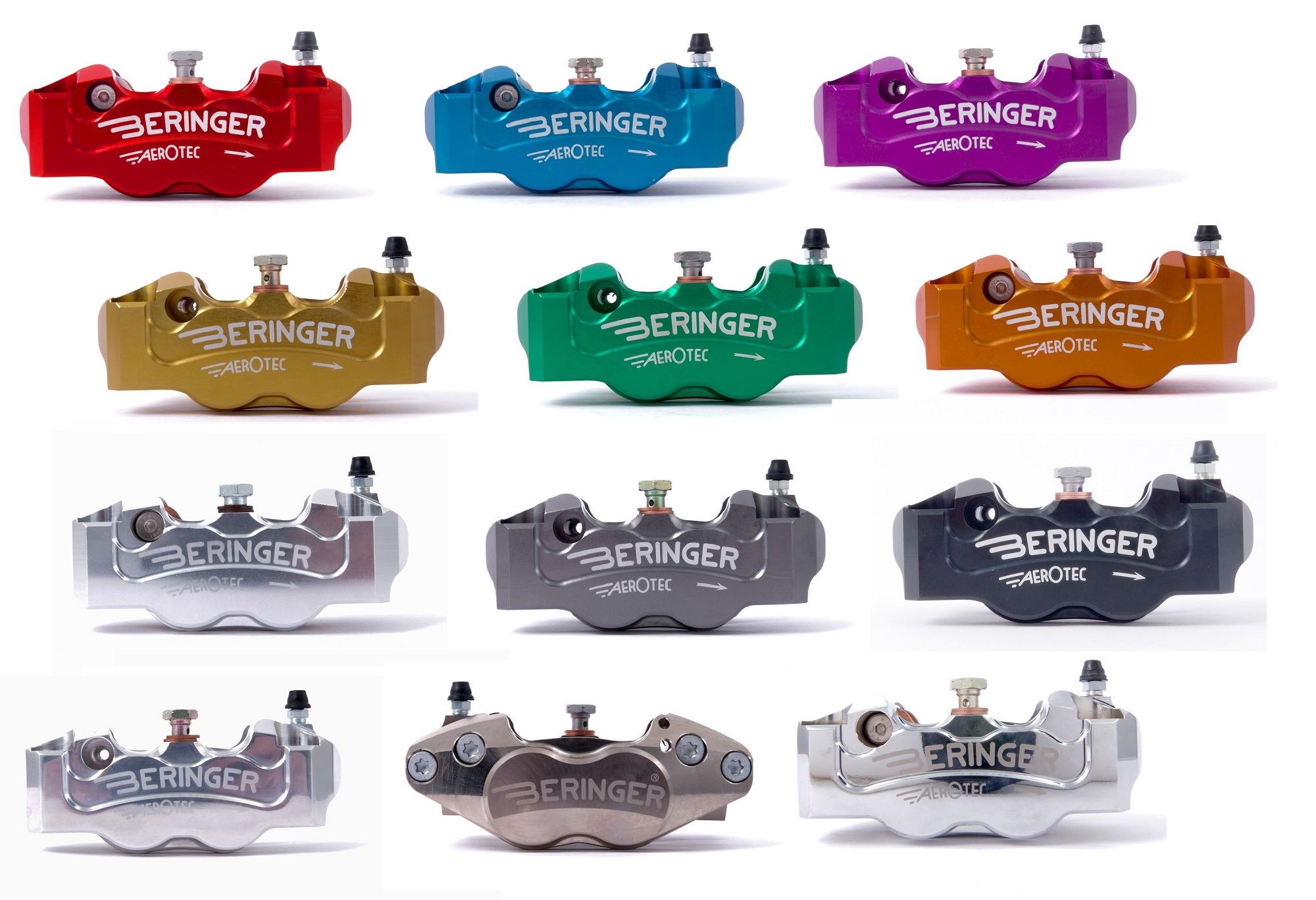 オリジナル ピストンフロント BERINGER ブレーキキャリパー ベルリンガー 4ピストンキャリパー KTMパワーパーツ www