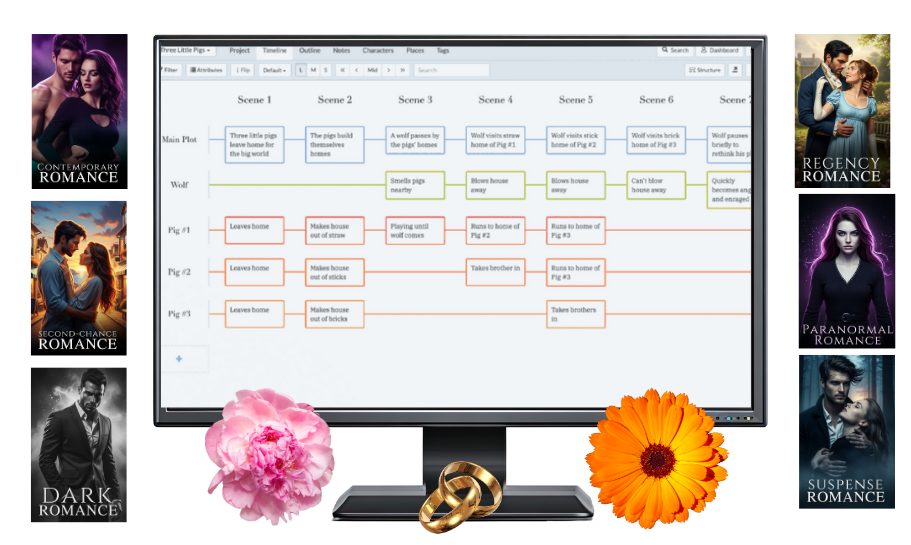 Romance Roadmap Pack Plottr
