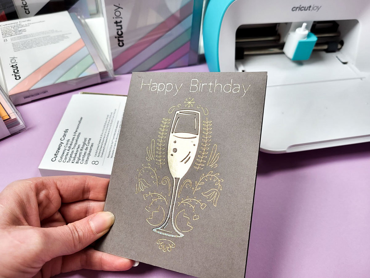 DIY Anleitung Cricut Cutaway Cards Plottspot.de