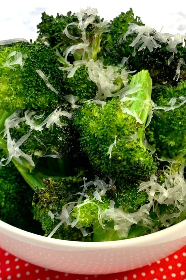Air Fryer Broccoli with Garlic & Parmesan Plowing Through Life
