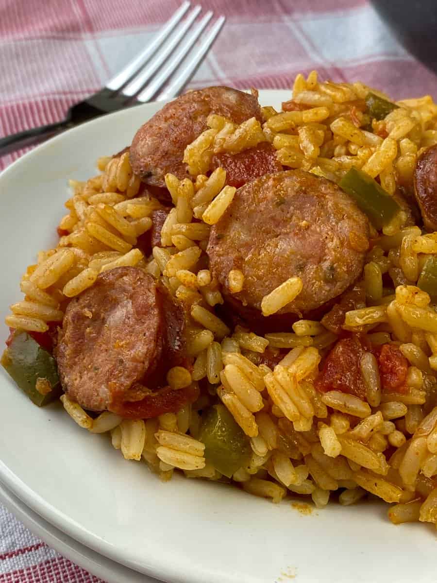 Easy Sausage Jambalaya Plowing Through Life