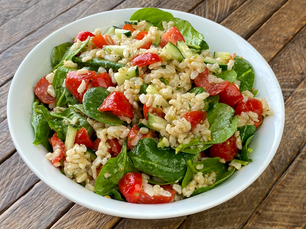 Brown Rice Salad Plowing Through Life