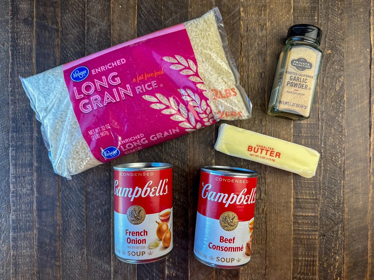 French Onion and Beef Consomme Rice Plowing Through Life