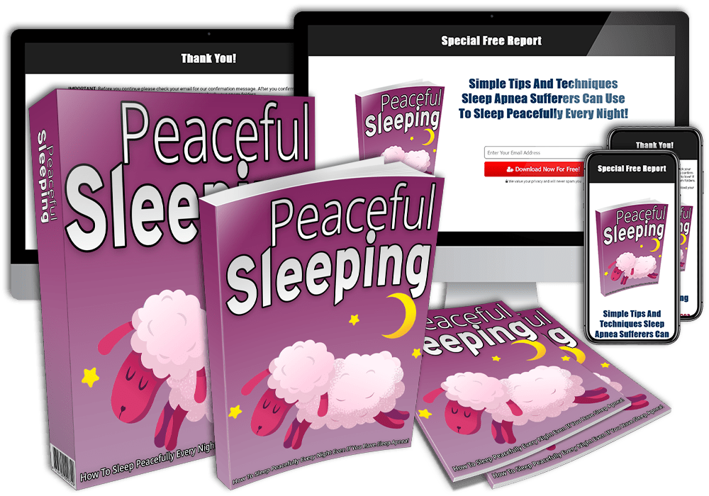 Peaceful Sleeping PLR Lead Package