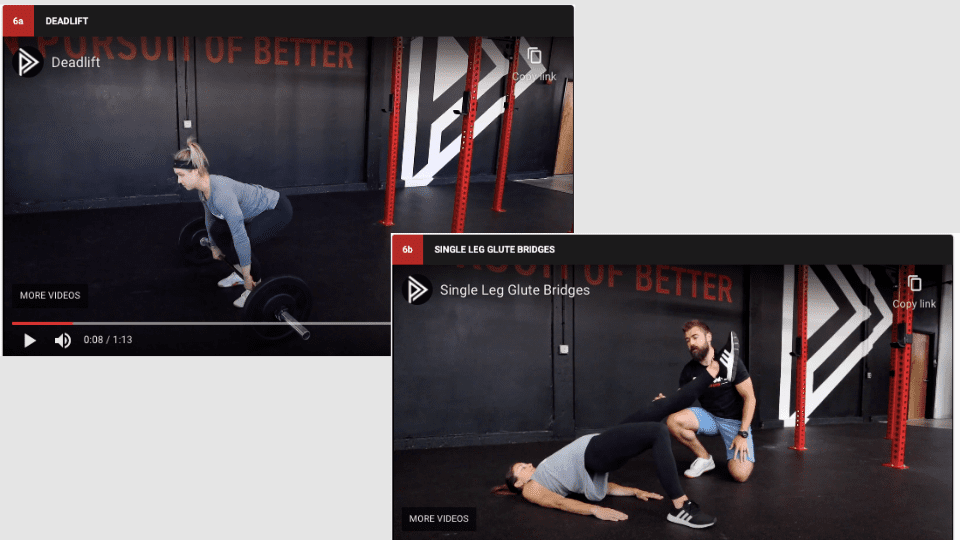 Superset Example From PLT4M Workout PLT4M