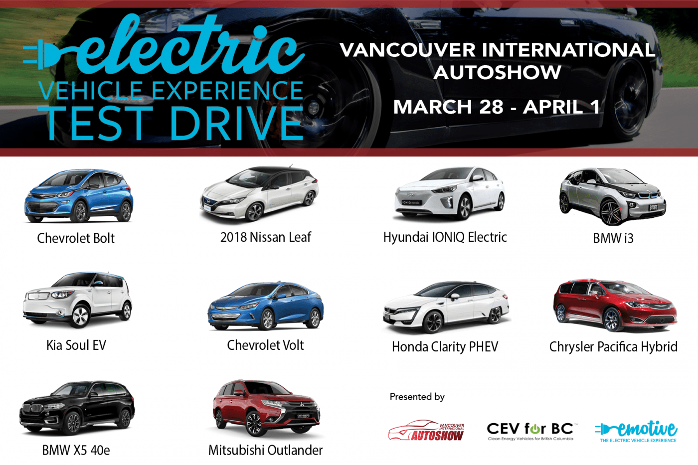 Electric Vehicle Experience Test Drive at the Vancouver International
