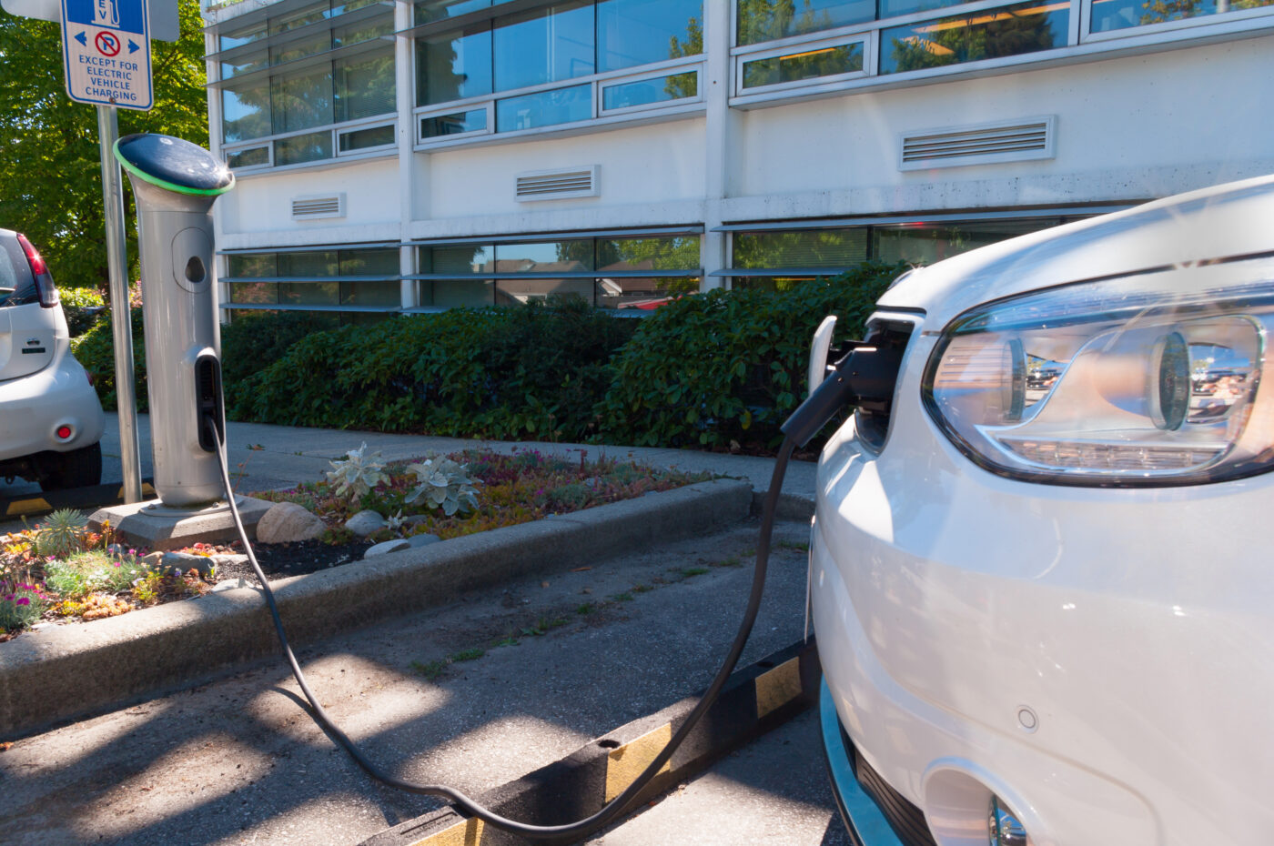Parking Lot Charging Plug In BC