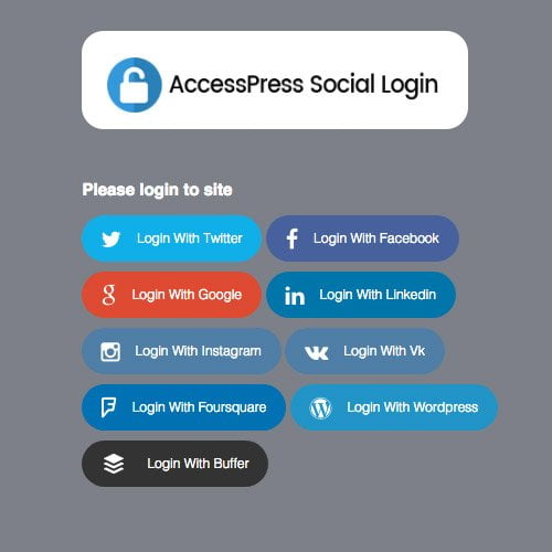 AccessPress Social Login Wordpress Plugins e Temas Premium