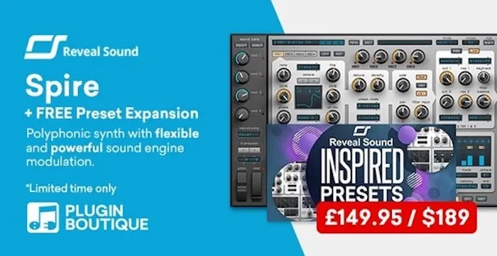 Sale on the bestselling Russianmade synthesizer Reveal Sound "Spire