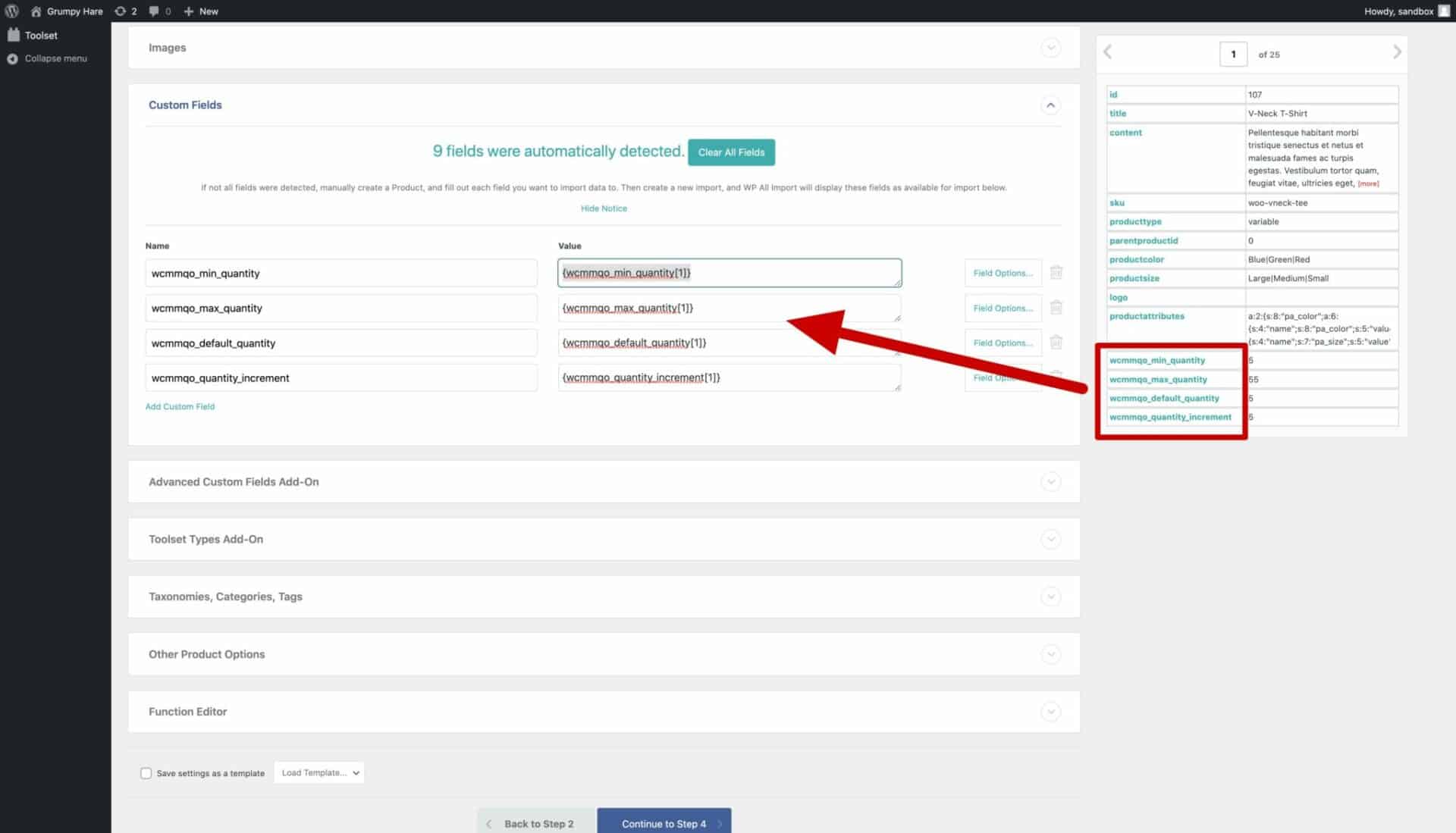 Adding fields to WP All Import Plugin Republic