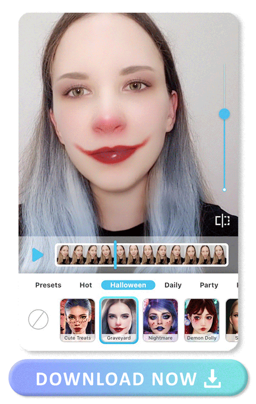 5 Scary Halloween Makeup Filters for Videos in 2022 PERFECT
