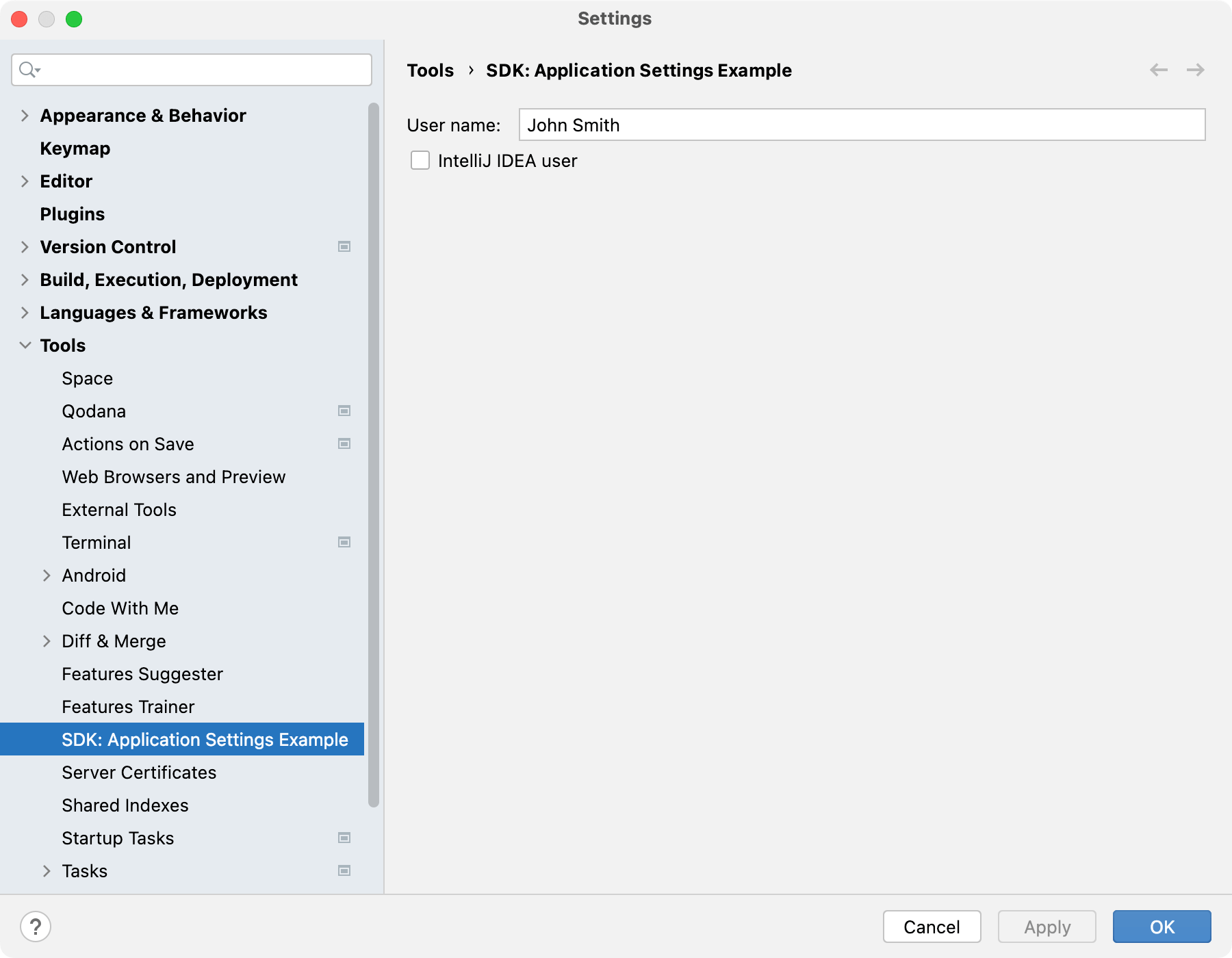 Settings Tutorial IntelliJ Platform Plugin SDK