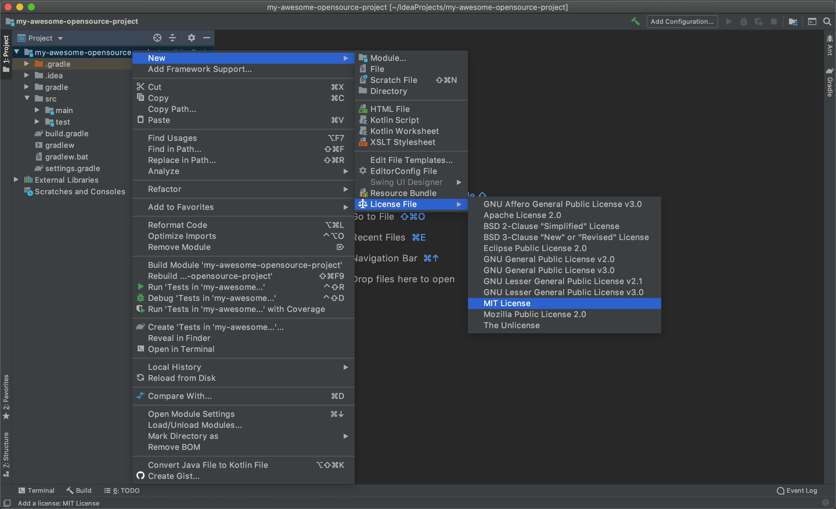 License Generator IntelliJ IDEs Plugin Marketplace