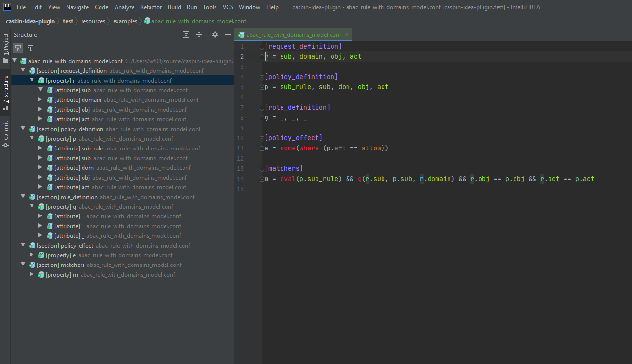 Casbin IntelliJ IDEs Plugin Marketplace