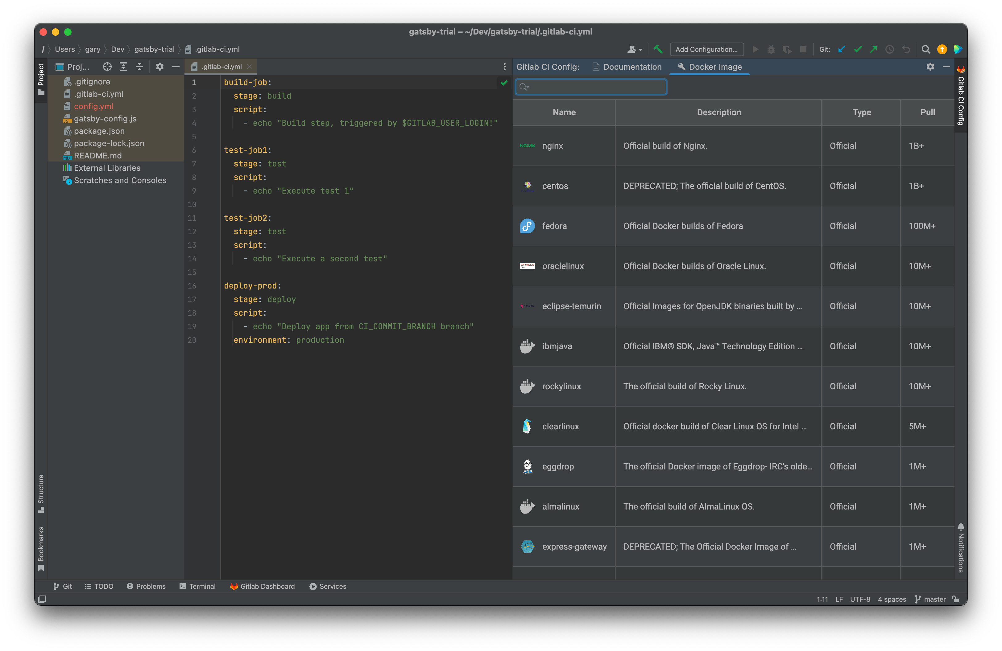 Gitlab CI Pipeline Dashboard IntelliJ IDEs Plugin Marketplace