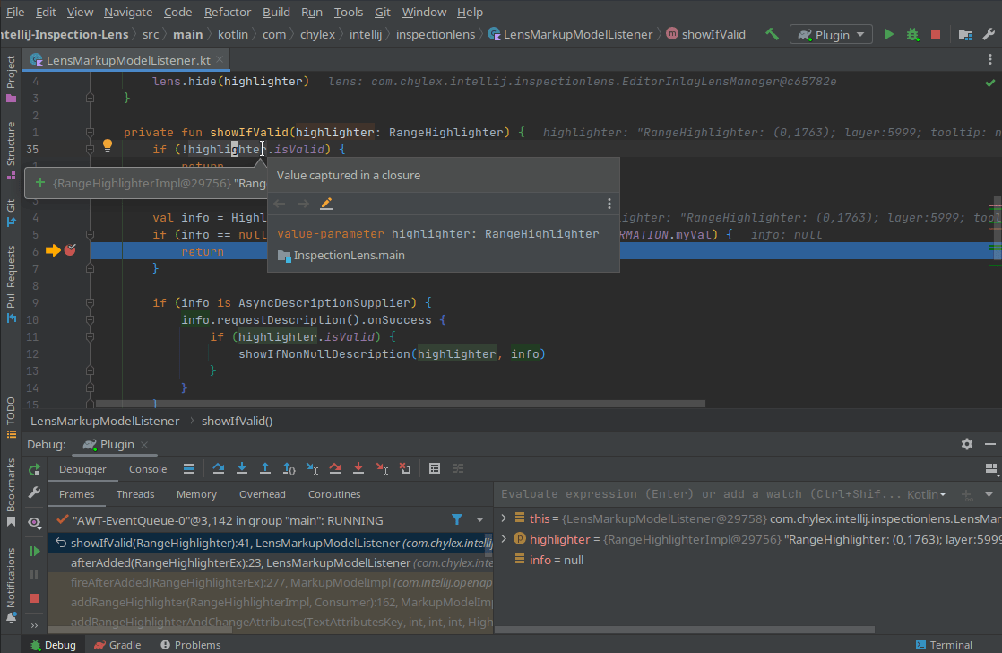 Keep Editor Tooltips While Debugging IntelliJ IDEs Plugin Marketplace