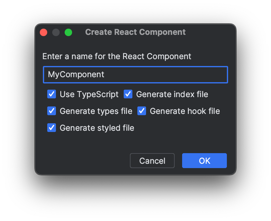 React Generator IntelliJ IDEs Plugin Marketplace