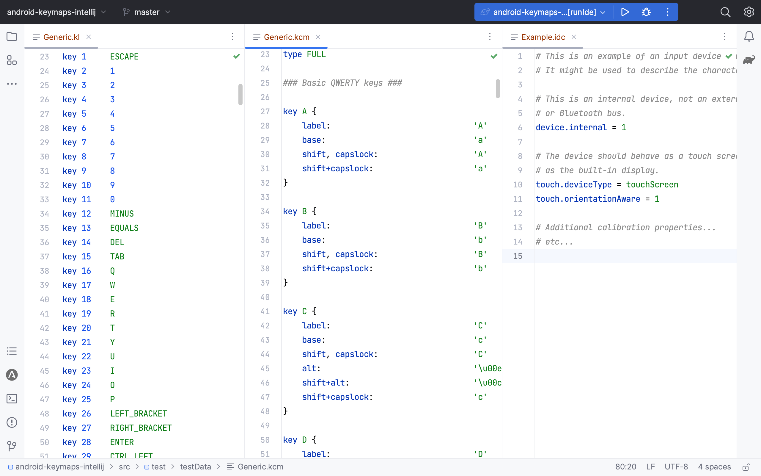 Android Keymap Files Support IntelliJ IDEs Plugin Marketplace