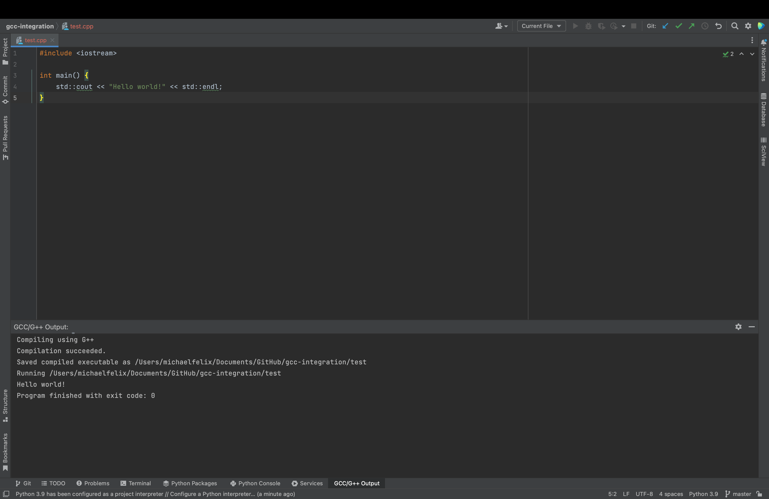 GCC/G++ Integration IntelliJ IDEs Plugin Marketplace